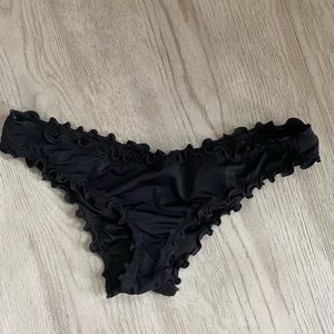 Cheeky ruched bikini bottoms